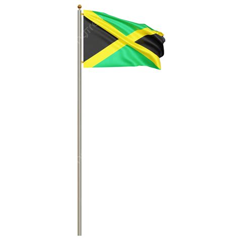 Jamaican Flag Pole