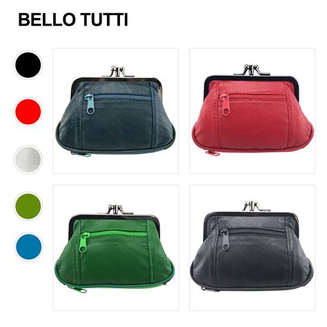 Bello Tutti Women Genuine Leather Mini Coin Purse Original Female