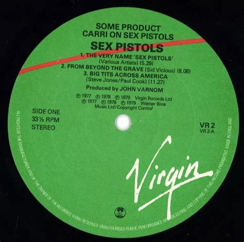 Sex Pistols Some Product Carri On Sex Pistols Vinyl Pussycat Records
