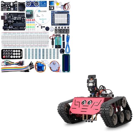 Amazon.com: ELEGOO UNO Project Super Starter Kit & ELEGOO Conqueror Robot Tank : Toys & Games