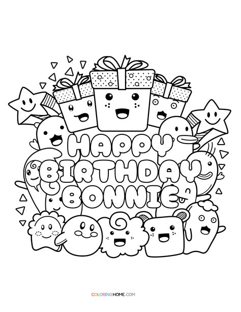 Bonnie Name Coloring Pages - Coloring Nation