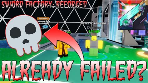 Has Sword Factory Reforged Already Failed Roblox Youtube