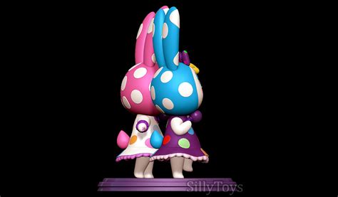 Artstation Rabbit Sisters Animal Crossing 3d Print Model Resources