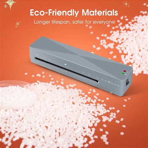 9 Inch Hot And Cold Laminator With Thermal Laminating Sheets Crenova A4