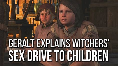 Witcher 3 Geralt Explains Witchers High Sex Drive To A Group Of