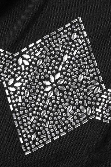 Wholesale Black Sexy Hot Drilling Patchwork Hot Drill O Neck Sheath Dresses K Online