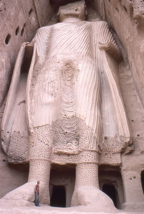 One Of Two Statues Of Buddha In Bamiyan Destroyed In 2001 Afghanistan