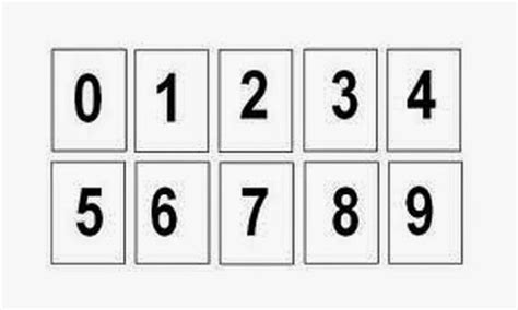Números Para Imprimir De 0 A 9 - Numeros para imprimir de 0 a 9 - Imagui