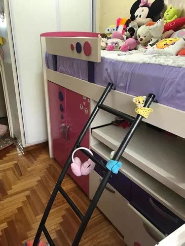 Cama Cucheta Con Escritorio Placard Y Escalera Para Niña MercadoLibre