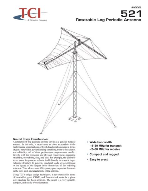 Rotatable Log-Periodic Antenna