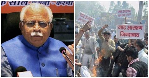 Haryana Cm Ml Khattar Meets Agitating Jat Leaders Before Tomorrows March