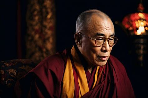 Premium AI Image Dalai Lama Biography Tibetan Spiritual Leader Dalai