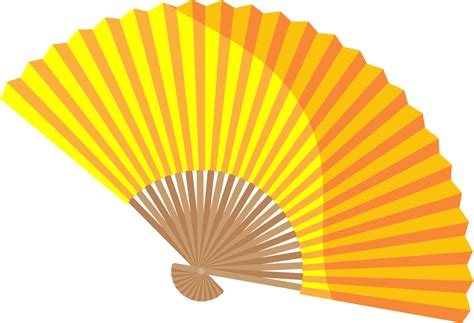Japanese Folding Fan Clipart Design Illustration Png