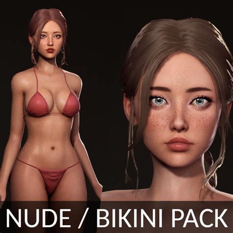 Artstation F Nude Bikini Girls Bundle