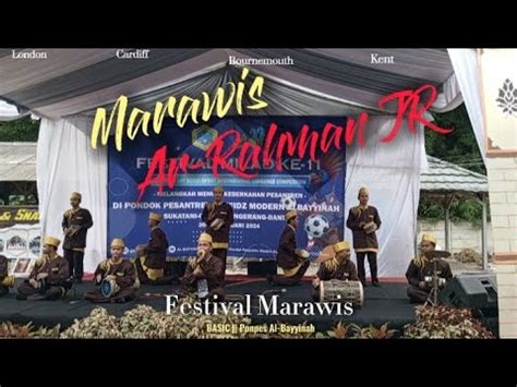 Marawis Ar Rahman Jr Festival Marawis Ponpes Al Bayyinah Youtube