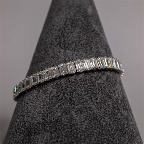 Baguette Cut Cubic Zirconia Bracelet Saint Gyles Jewellers