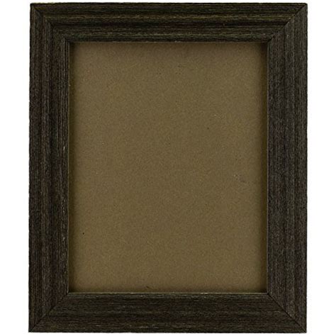 An Empty Wooden Frame On A White Background