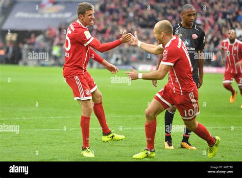 Muenchen Deutschland Th Sep Torjubel Thomas Mueller Muller