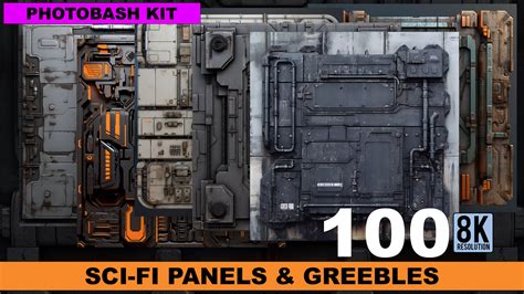 Artstation Scifi Panels And Greebles Textures Vol 1 Artworks