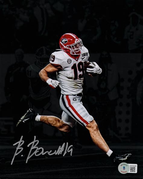 Brock Bowers Georgia Bulldogs Autographed 16x20 Photo Beckett - Etsy