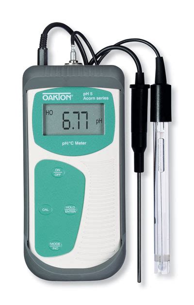 Oakton Acorn PH 5 Meter With Electrode And ATC Probe From Davis Instruments