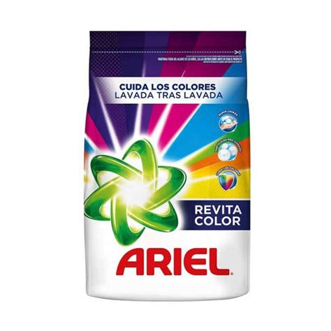 Ariel Detergente En Polvo Revitacolor Bolsa 750 Gr Normita