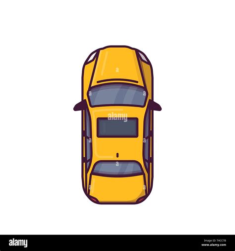 Car Top View Windscreen Stock Vector Images Alamy