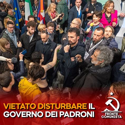 Fronte Comunista On Twitter Contestare Pacificamente Il Governo