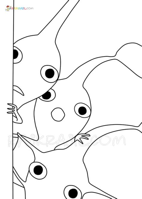 Pikmin Coloring Pages Printable