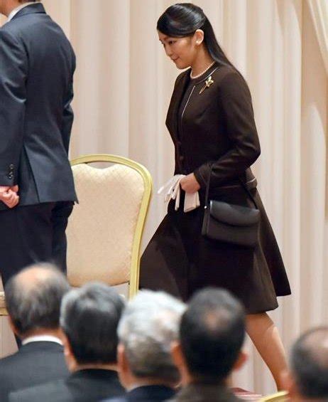 Princess Mako attended an award ceremony in Tokyo