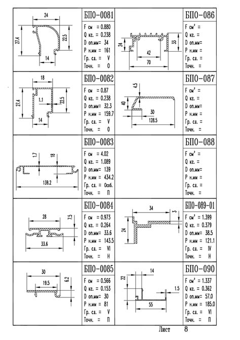 Каталог алюминиевых профилей БПО : Магазин "Алюминий" Алюминиевый ...