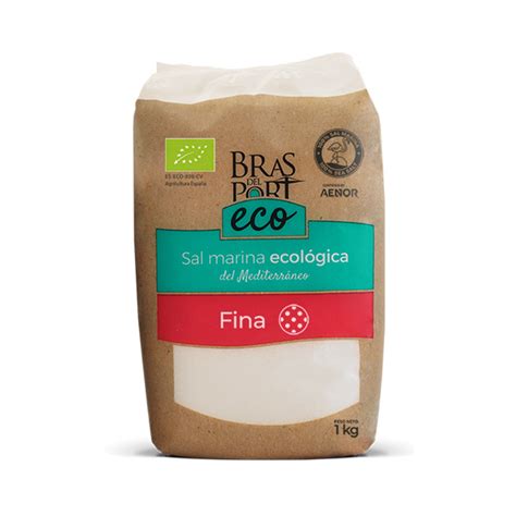 Sal marina ecológica fina certificada Bras del Port Eco 1 kg