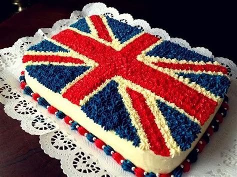 british flag birthday cake