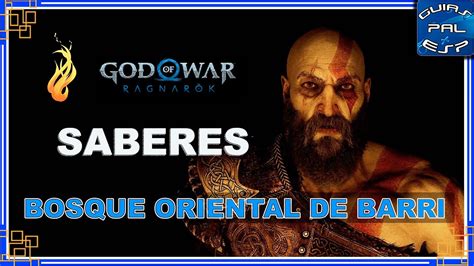 Saberes Bosque Oriental de Barri Vanaheim God of War Ragnarök