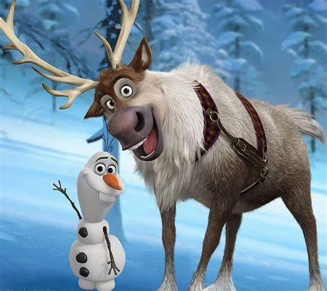 Disneys Frozen - Olaf and Sven (2013) by Charlieaat on DeviantArt