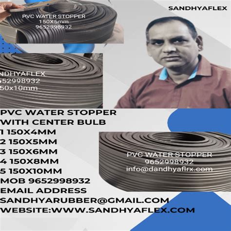 Black White And Blue Pvc Water Stopper Seal At Rs Meter In Hyderabad