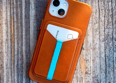 Full-grain Leather MagSafe Wallet – Bluebonnet Case