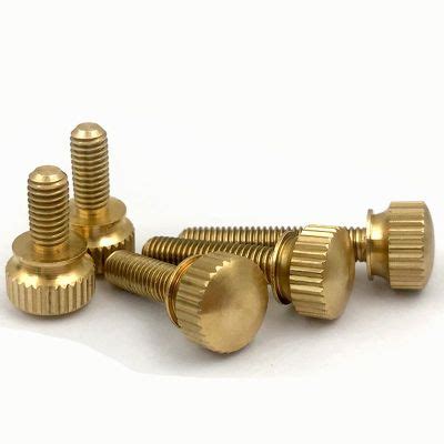 M M M M Hand Brass Knurled Screws Copper Knurled Bolts Computer