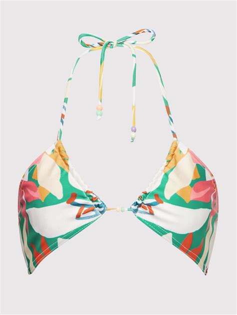 Drivemebikini Góra od bikini Vespa 2022 DRV 008 FL Kolorowy Modivo pl