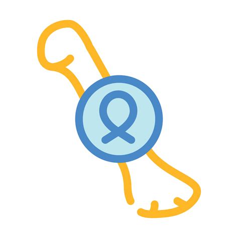 bone cancer color icon vector illustration sign 17318042 Vector Art at
