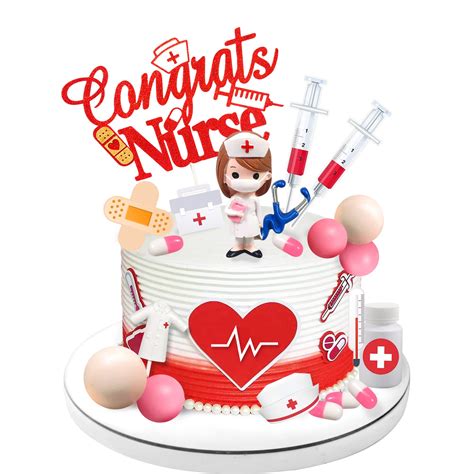 Celebrate Your Favorite Nurse With These Nurse Cake Decorations