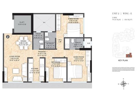 Paranjape Athena In Bandra East Mumbai Price Brochure Floor Plan