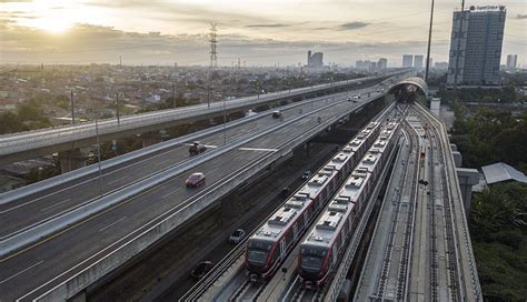 Progres Lrt Jabodebek Capai Persen Siap Beroperasi Juli