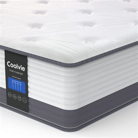 Amazon Queen Mattresses Coolvie Inch Queen Size Gel Memory