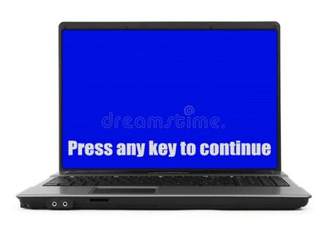 Notebook with blue screen stock photo. Image of blank - 7146388