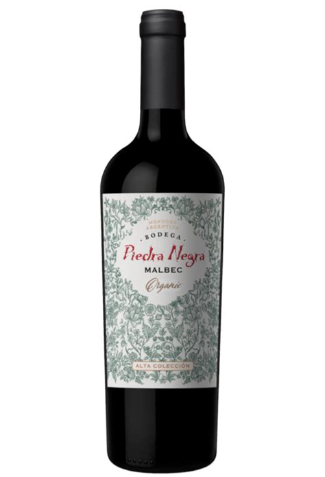 Vino Piedra Negra Alta Coleccion Malbec Organico 750 Ml