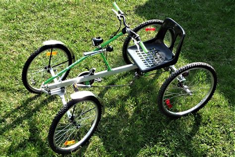 My Homemade Four Wheel Bike Bicycle Diy Bicycle 4 Wheel Bicycle