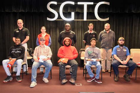 darius collier honored  sgtc student  excellence sgtc
