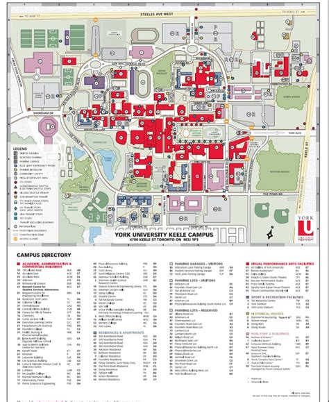 Keele Campus Map York University – Connecting Canada