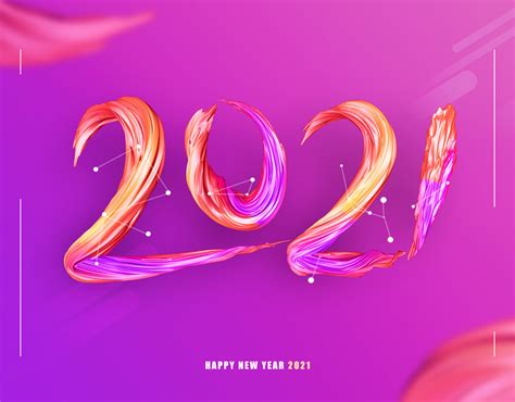 2021新年快乐 许磊 站酷zcool